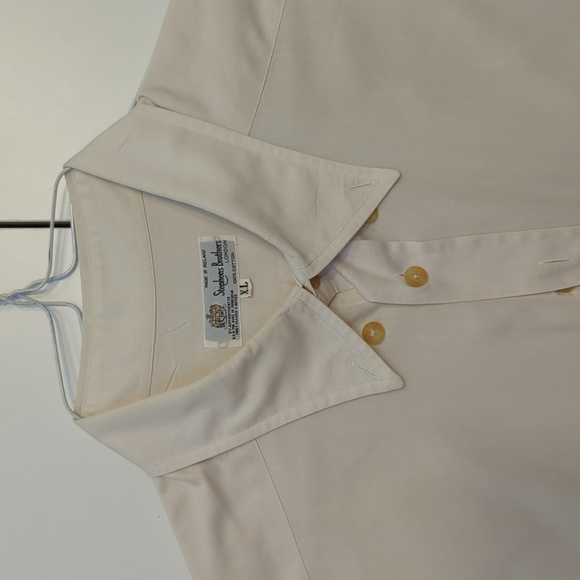 Stephens Brothers Short Sleeve Button Down Men's XL Made in Ireland - Picture 3 of 5